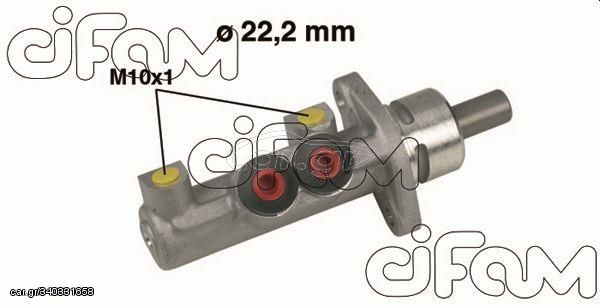 ΑΝΤΛ. ΦΡΕΝ. REN. MEGANE 1.4.6 96->Φ22,2 Αlu CIFAM 202-327