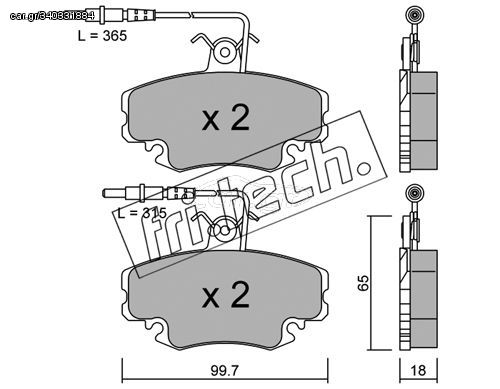 ΤΑΚ. CITROEN           FRITECH \"E\" fri.tech. 034.1