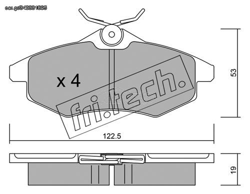 ΤΑΚ. CITROEN           FRITECH \"E\" fri.tech. 337.0