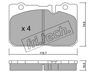 ΤΑΚ. LEXUS  LS -00  FRITECH   \"E\" fri.tech. 773.0