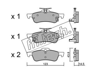 ΤΑΚ. TOYOTA YARIS VVTI 06- FRANCE \"O\"  FRITECH fri.tech. 572.1