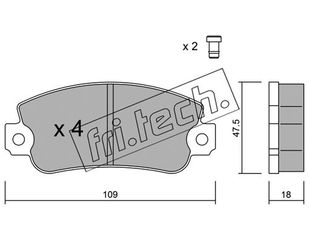 ΤΑΚ. FIAT PANDA-92  FRITECH \"E\" fri.tech. 035.1