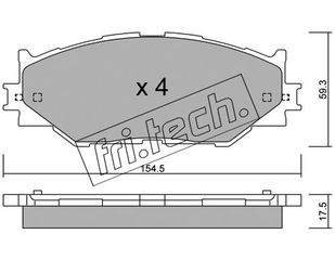 ΤΑΚ. LEXUS IS         FRITECH \"E\" fri.tech. 776.0