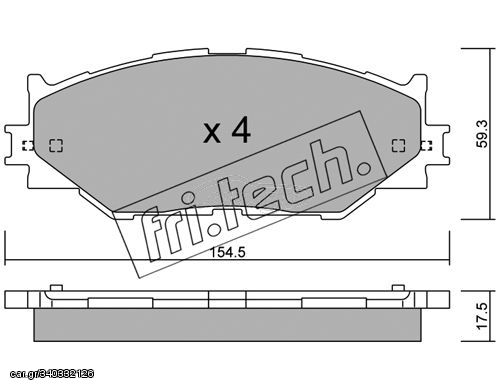 ΤΑΚ. LEXUS IS         FRITECH \"E\" fri.tech. 776.0