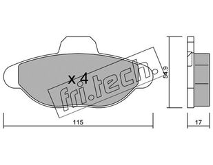 ΤΑΚ. FIAT              FRITECH \"E\" fri.tech. 139.0