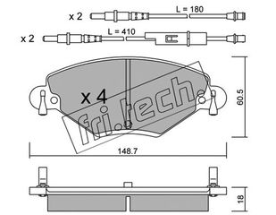 ΤΑΚ. CITROEN           FRITECH \"E\" fri.tech. 340.0