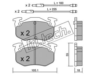 ΤΑΚ. CITROEN           FRITECH \"E\" fri.tech. 038.0