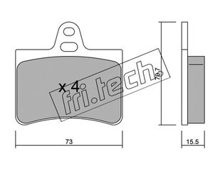 ΤΑΚ. CITROEN C5 1.8,2.0 FRITECH \"0\" fri.tech. 342.0