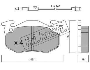 ΤΑΚ. PEUGEOT           FRITECH \"E\" fri.tech. 038.1