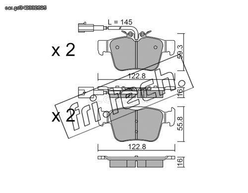 ΤΑΚ. ALFA GIULIA,STEVIO ALL 16> \"O\" FRITECH fri.tech. 1101.0