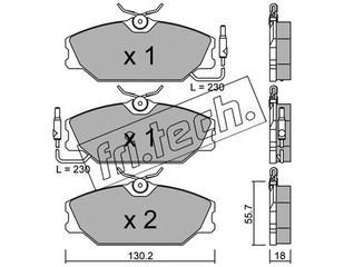 ΤΑΚ. RENAULT 25 2.2    FRITECH \"E\" fri.tech. 1441