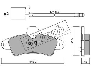 ΤΑΚ. FORD MONDEO 1.8 16V FRITECH\"E\" fri.tech. 145.0W