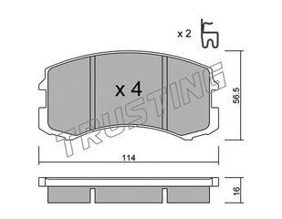 ΤΑΚ. MITSUBISHI LANCER VII 03-  DEX  \"E\" DEX 2752.0