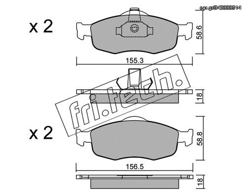 ΤΑΚ. FORD              FRITECH \"E\" fri.tech. 148.0