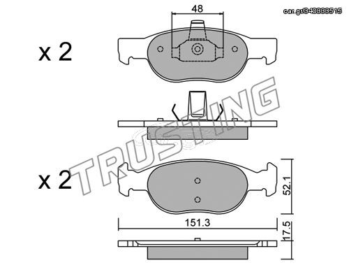 ΤΑΚ. FIAT PUNTO 1.2 16V TRUSTING \"E\" TRUSTING 081.2