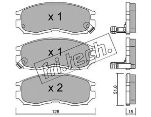 ΤΑΚ. MITSUBISH GALANT -04 FRITECH E fri.tech. 233.0