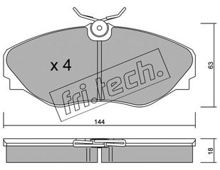 ΤΑΚ. NISSAN, OPEL, REN FRITECH \"E\" fri.tech. 347.0
