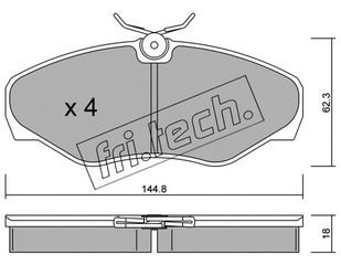 ΤΑΚ. NISSAN-OPEL-REN.   FRITECH \"E\" fri.tech. 347.2