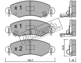 ΤΑΚ. OPEL-SUBARU-SUZUKI FRITECH \"E\" fri.tech. 348.1