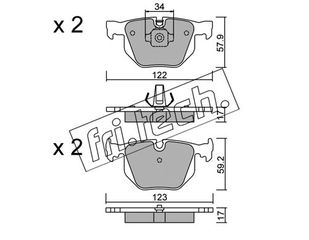 ΤΑΚ. BMW 7(E65,E66) 730,740D 02-          FRITECH \"E\" fri.tech. 577.0