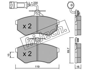 ΤΑΚ. AUDI COUPE 1.8 GT FRITECH \"E\" fri.tech. 151.3