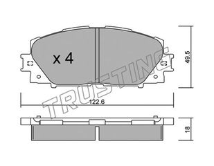 ΤΑΚ. TOYOTA YARIS 1.0,1.2  \"E\" DEX DEX 2761.0