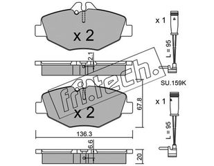 ΤΑΚ. MER/DES E CLASS W211  \"E\"  FRITECH fri.tech. 578.0W