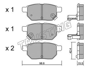 ΤΑΚ. TOYOTA YARIS 1.0,1.2  \"O\" DEX DEX 2762.0