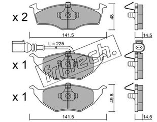 ΤΑΚ. AUDI              FRITECH \"E\" fri.tech. 354.1