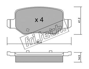 ΤΑΚ. MERCEDES          FRITECH \"O\" fri.tech. 581.0