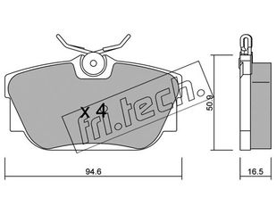 ΤΑΚ. VW TRANSPOTER IV  FRITECH \"O\" fri.tech. 355.0