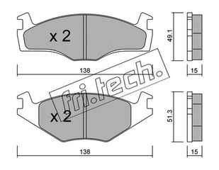 ΤΑΚ. SEAT-VW           FRITECH \"E\" fri.tech. 047.0