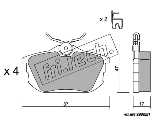 ΤΑΚ. SMART-MITS-VOLVO  FRITECH \"O\" fri.tech. 356.0