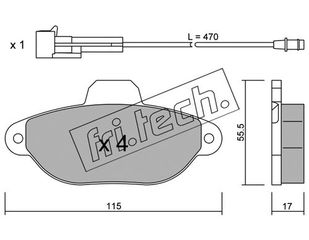 ΤΑΚ. FIAT-LANCIA       FRITECH \"E\" fri.tech. 162.0