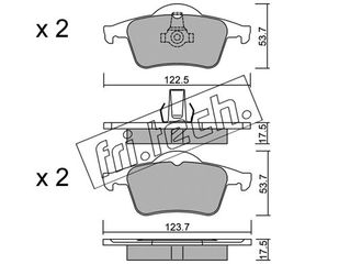 ΤΑΚ. VOLVO S60/S80    FRITECH \"O\" fri.tech. 357.0