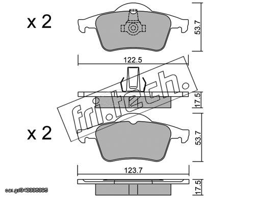 ΤΑΚ. VOLVO S60/S80    FRITECH \"O\" fri.tech. 357.0