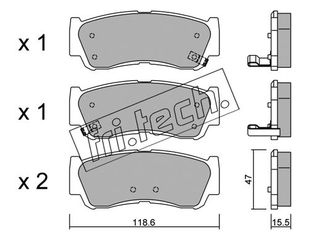 ΤΑΚ. HYUNDAI SANTA FE  FRITECH \"O\" fri.tech. 804.0