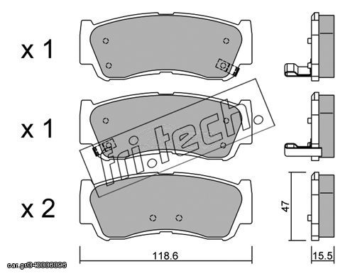 ΤΑΚ. HYUNDAI SANTA FE  FRITECH \"O\" fri.tech. 804.0