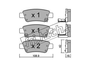 ΤΑΚ. HONDA CIVIC III 2.0 \"O\" FRITECH fri.tech. 806.0