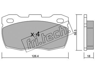 ΤΑΚ. LANDROVER DEFENDER FRITECH \"E\" fri.tech. 361.0