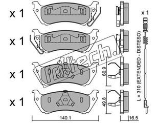 ΤΑΚ. MER/DES M CLASS W163  \"O\"  FRITECH fri.tech. 586.1W