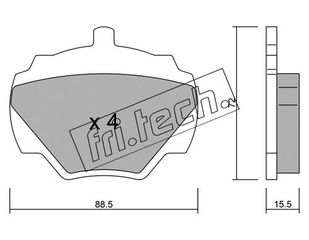 ΤΑΚ. LANDROVER DISCOVERY I FRITECH \"O\" fri.tech. 362.0