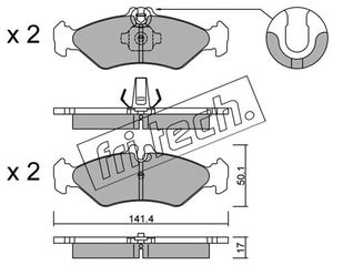 ΤΑΚ. MER/DES-VW        FRITECH \"O\" fri.tech. 587.0