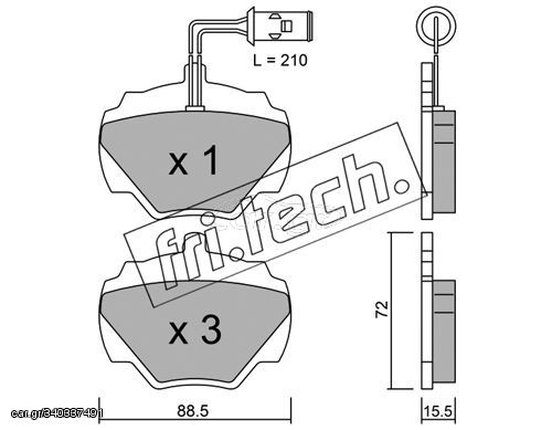 ΤΑΚ. LANDROVER DISCOVERY I ALL -98  FRITECH \"O\" fri.tech. 362.1