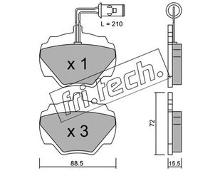 ΤΑΚ. LANDROVER DISCOVERY I ALL -98  FRITECH \"O\" fri.tech. 362.1