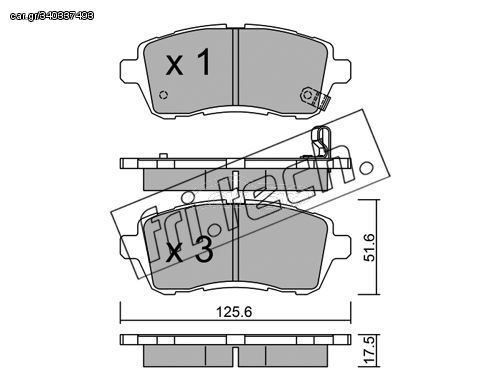 ΤΑΚ. DAIHATSU-MAZDA   FRITECH \"E\" fri.tech. 809.0