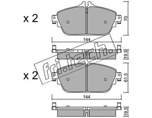 ΤΑΚΑΚΙΑ-MB C-CLASS(W205) C180 14-18 (FRONT) fri.tech. 1041.0