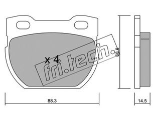 ΤΑΚ. LAND ROVER DEFENDER 110 -99 FRITECH \"O\" fri.tech. 363.0