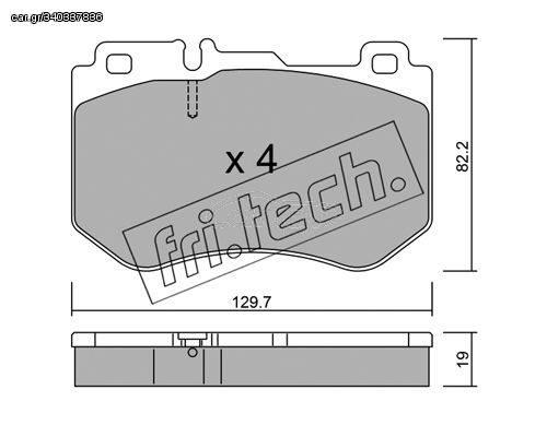 ΤΑΚ. MERCEDES C-CLASS (W205,A205) FRITECH fri.tech. 1042.0