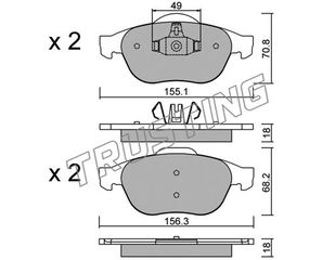 ΤΑΚ. RENAULT GRAND SCENIC & SCENIC II 2.0 16V DEX \"E\" DEX 2345.2